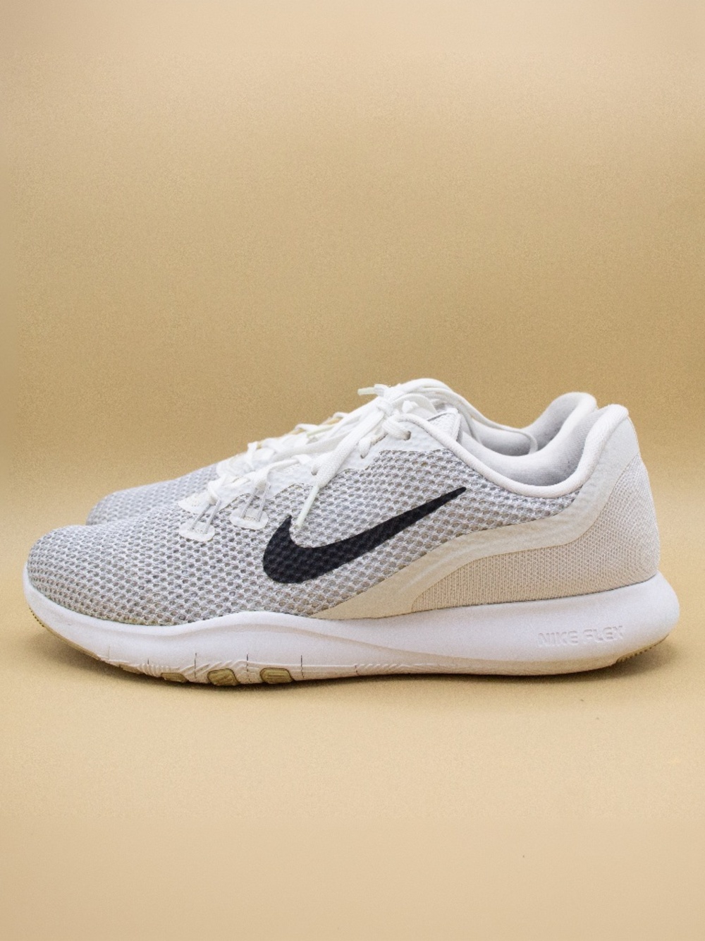 Nike Flex Trainer 7 White Athletic Shoes 898479-100 Women's Size 10